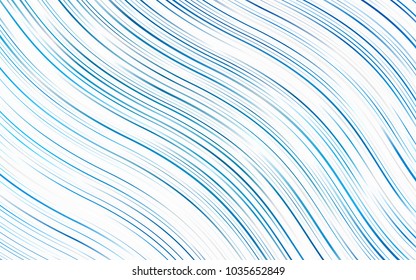 Light BLUE vector template with lava shapes. A completely new color illustration in marble style. A completely new marble design for your business.
