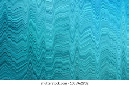 Light BLUE vector template with lava shapes. A sample with blurred bubble shapes. The elegant pattern for brand book.