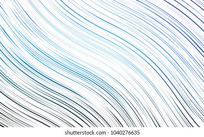Light BLUE vector template with lava shapes. Shining crooked illustration in marble style. A completely new template for your business design.