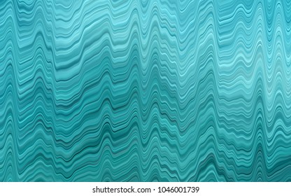 Light BLUE vector template with lava shapes. Shining crooked illustration in marble style. The best blurred design for your business.