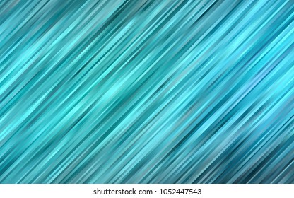 Light BLUE vector template with lava shapes. Glitter abstract illustration with wry lines. The template for cell phone backgrounds.
