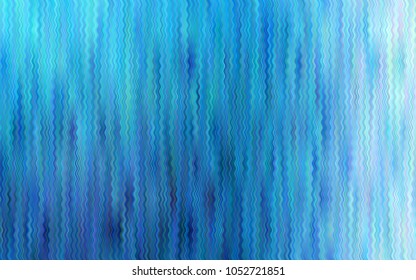 Light BLUE vector template with lava shapes. Shining crooked illustration in marble style. A completely new memphis design for your business.