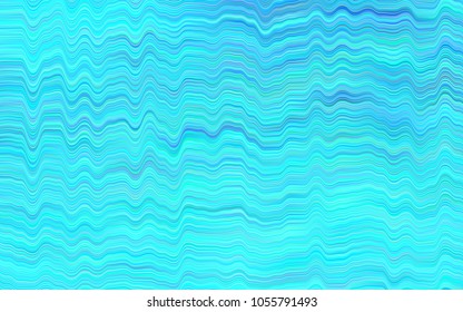 Light BLUE vector template with lava shapes. Brand-new colored illustration in marble style with gradient. The best blurred design for your business.