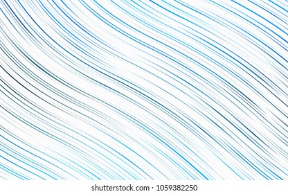 Light BLUE vector template with lava shapes. Creative geometric illustration in marble style with gradient. New composition for your brand book.