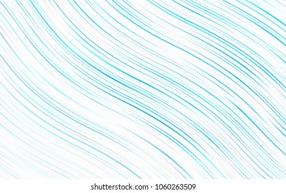 Light BLUE vector template with lava shapes. An elegant bright illustration with gradient. New composition for your brand book.