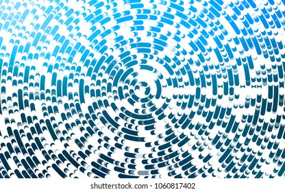 Light BLUE vector template with lava shapes. Colorful illustration in abstract marble style with gradient. A completely new template for your business design.
