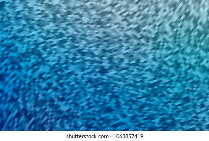 Light BLUE vector template with lava shapes. Brand-new colored illustration in marble style with gradient. Brand-new design for your ads, poster, banner.