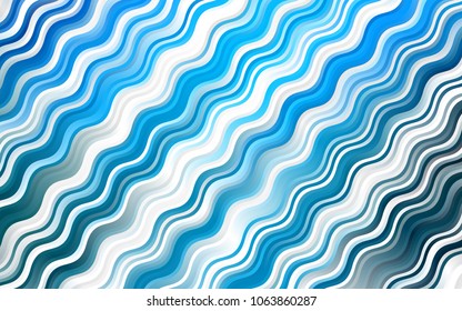 Light BLUE vector template with lava shapes. An elegant bright illustration with gradient. Brand-new design for your ads, poster, banner.