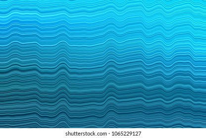 Light BLUE vector template with lava shapes. A completely new color illustration in marble style. New composition for your brand book.
