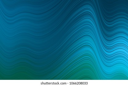 Light BLUE vector template with lava shapes. Colorful abstract illustration with gradient lines. The elegant pattern for brand book.