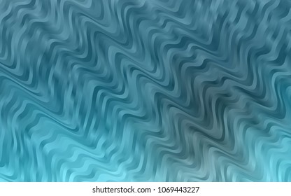 Light BLUE vector template with lava shapes. A sample with blurred bubble shapes. A new texture for your  ad, booklets, leaflets.