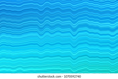 Light BLUE vector template with lava shapes. Shining crooked illustration in marble style. The elegant pattern for brand book.