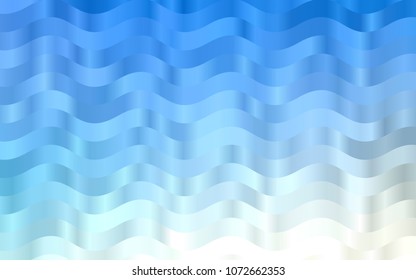 Light BLUE vector template with lava shapes. Geometric illustration in marble style with gradient.  New composition for your brand book.