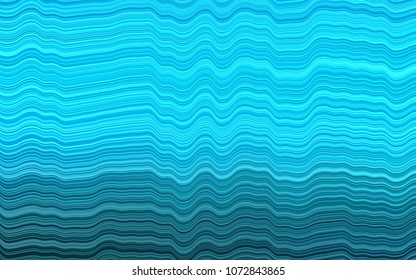 Light BLUE vector template with lava shapes. A sample with blurred bubble shapes. The best blurred design for your business.