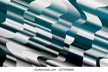 Light BLUE vector template with lava shapes. A completely new color illustration in marble style. A completely new marble design for your business.