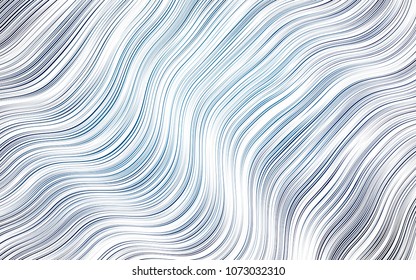 Light BLUE vector template with lava shapes. Colorful abstract illustration with gradient lines. Pattern for your business design.