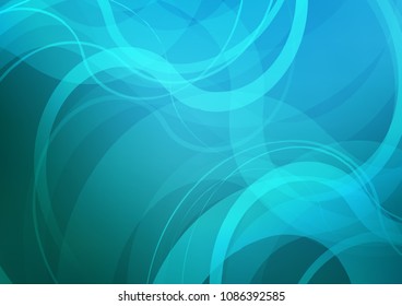 Light BLUE vector template with lava shapes. Creative geometric illustration in marble style with gradient. The best blurred design for your business.