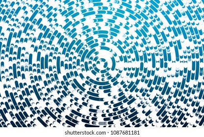 Light BLUE vector template with lava shapes. Geometric illustration in marble style with gradient.  A completely new template for your business design.