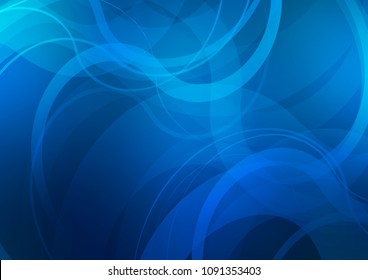 Light BLUE vector template with lava shapes. Colorful illustration in abstract marble style with gradient. Textured wave pattern for backgrounds.