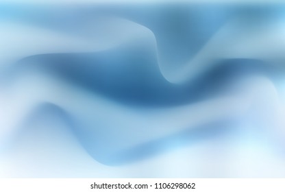 Light BLUE vector template with lava shapes. A vague circumflex abstract illustration with gradient. The template for cell phone backgrounds.