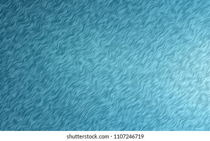 Light BLUE vector template with lava shapes. Blurred geometric sample with gradient bubbles.  Marble style for your business design.