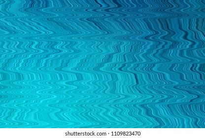Light BLUE vector template with lava shapes. Glitter abstract illustration with wry lines. Brand-new design for your ads, poster, banner.