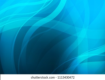 Light BLUE vector template with lava shapes. Colorful illustration in abstract marble style with gradient. Marble style for your business design.