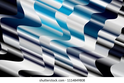 Light BLUE vector template with lava shapes. An elegant bright illustration with gradient. Marble style for your business design.