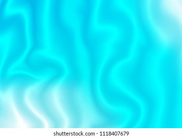 Light BLUE vector template with lava shapes. A sample with blurred bubble shapes. New composition for your brand book.