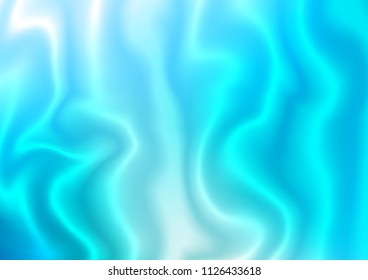 Light BLUE vector template with lava shapes. Colorful abstract illustration with gradient lines. A completely new marble design for your business.