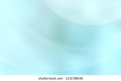 Light BLUE vector template with lava shapes. Glitter abstract illustration with wry lines. The template for cell phone backgrounds.