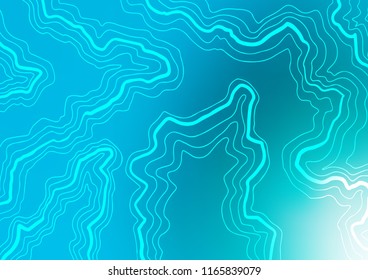 Light BLUE vector template with lava shapes. A sample with blurred bubble shapes. Textured wave pattern for backgrounds.