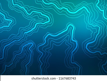 Light BLUE vector template with lava shapes. A completely new color illustration in marble style. Pattern for your business design.