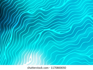 Light BLUE vector template with lava shapes. Shining crooked illustration in marble style. Pattern for your business design.