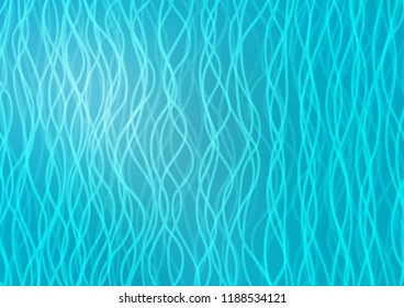 Light BLUE vector template with lava shapes. An elegant bright illustration with gradient. A new texture for your  ad, booklets, leaflets.
