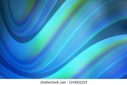 Light BLUE vector template with lava shapes. Blurred geometric sample with gradient bubbles.  The best blurred design for your business.
