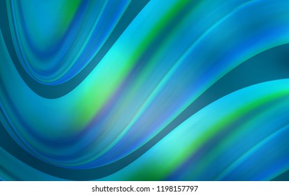 Light BLUE vector template with lava shapes. A completely new color illustration in marble style. A completely new template for your business design.