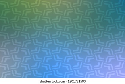 Light BLUE vector template with lava shapes. A completely new color illustration in marble style. The template for cell phone backgrounds.