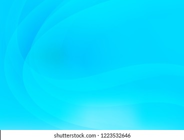Light BLUE vector template with lava shapes. Creative geometric illustration in marble style with gradient. Marble style for your business design.