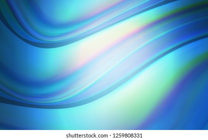 Light BLUE vector template with lava shapes. Brand new colored illustration in marble style with gradient. The elegant pattern for brand book.