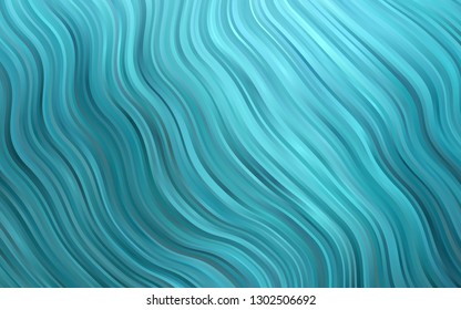 Light BLUE vector template with lava shapes. Geometric illustration in marble style with gradient.  A completely new marble design for your business.