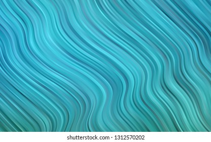 Light BLUE vector template with lava shapes. Shining crooked illustration in marble style. Pattern for your business design.