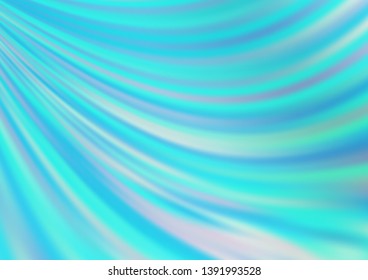 Light BLUE vector template with lava shapes. A sample with blurred bubble shapes. Brand new design for your ads, poster, banner.