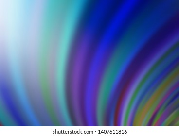 Light BLUE vector template with lava shapes. A completely new color illustration in marble style. The template for cell phone backgrounds.
