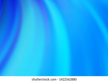 Light BLUE vector template with lava shapes. Brand new colored illustration in marble style with gradient. Marble design for your web site.