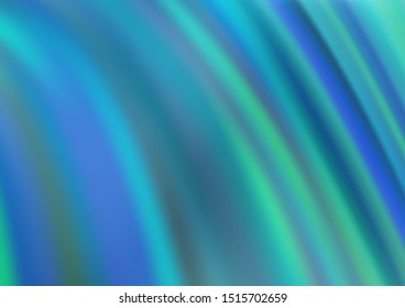 Light BLUE vector template with lava shapes. An elegant bright illustration with gradient. The template for cell phone backgrounds.