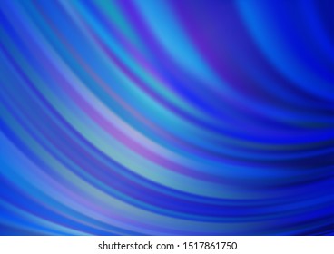 Light BLUE vector template with lava shapes. Brand new colored illustration in marble style with gradient. Textured wave pattern for backgrounds.