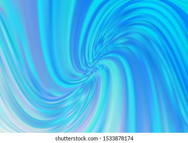 Light BLUE vector template with lava shapes. A sample with blurred bubble shapes. A completely new template for your business design.