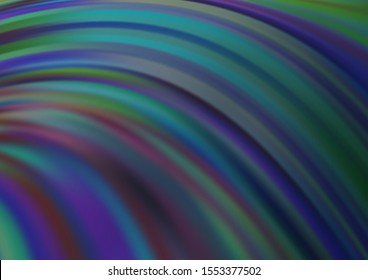Light BLUE vector template with lava shapes. Geometric illustration in marble style with gradient.  Textured wave pattern for backgrounds.