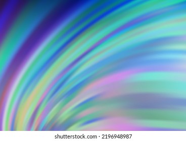 Light BLUE vector template with lava shapes. Brand new colored illustration in marble style with gradient. New composition for your brand book.